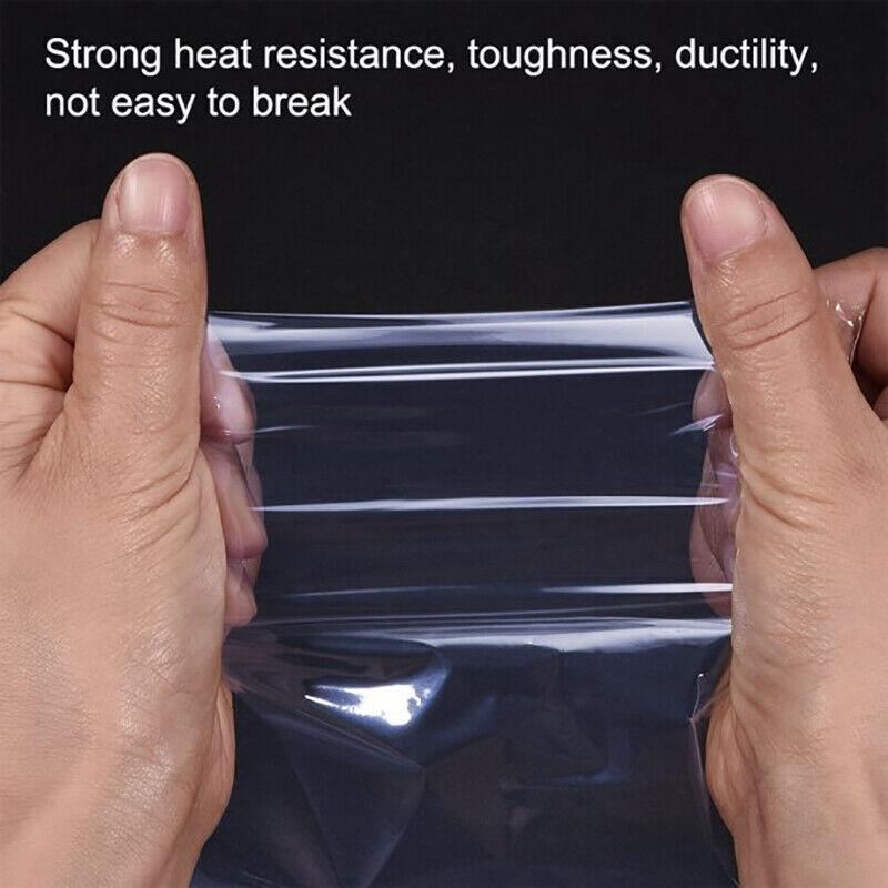 A variety of products securely packaged in clear shrink wrap bags, showcasing their durability and clarity.