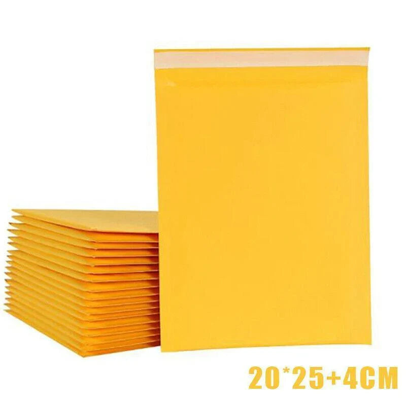 Padded bubble mailers for secure shipping