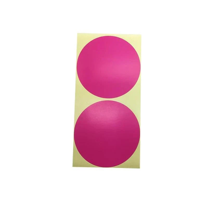 Self Adhesive Round Stickers 1-15Sheets 13Colours 100mm - Discount Packaging Warehouse
