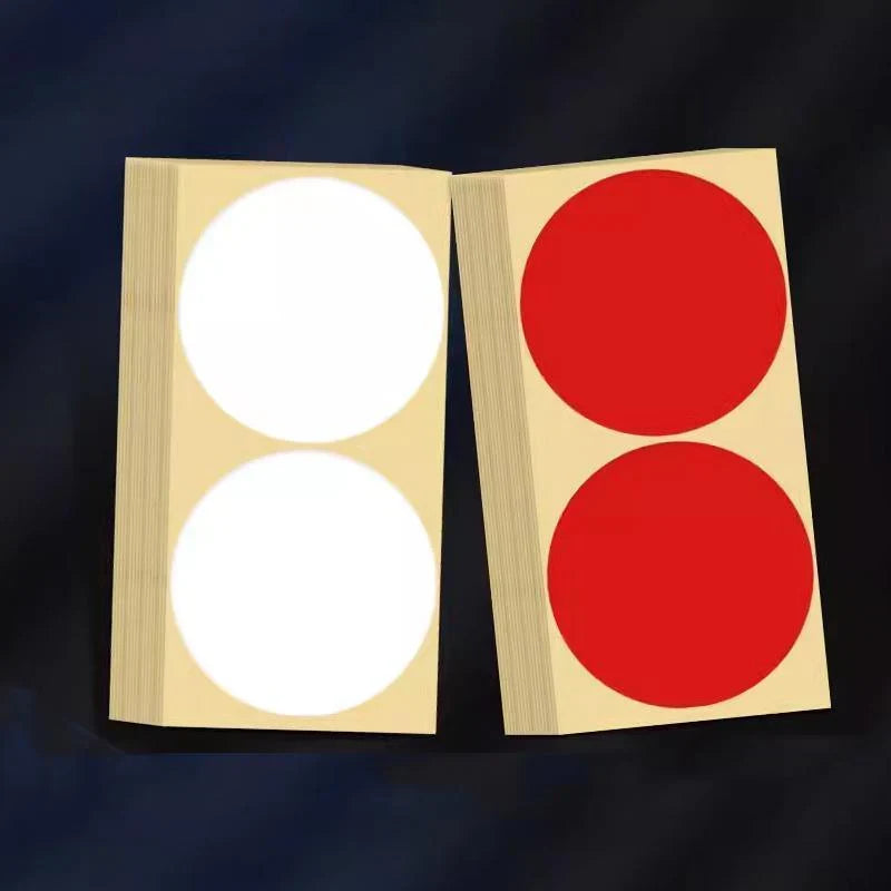Self Adhesive Round Stickers 1-15Sheets 13Colours 100mm - Discount Packaging Warehouse