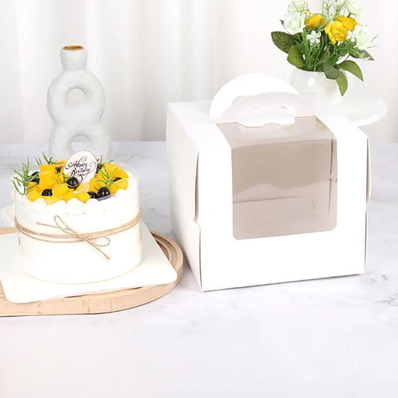 Delicious cupcakes displayed in an elegant Pastry Box with a clear viewing window