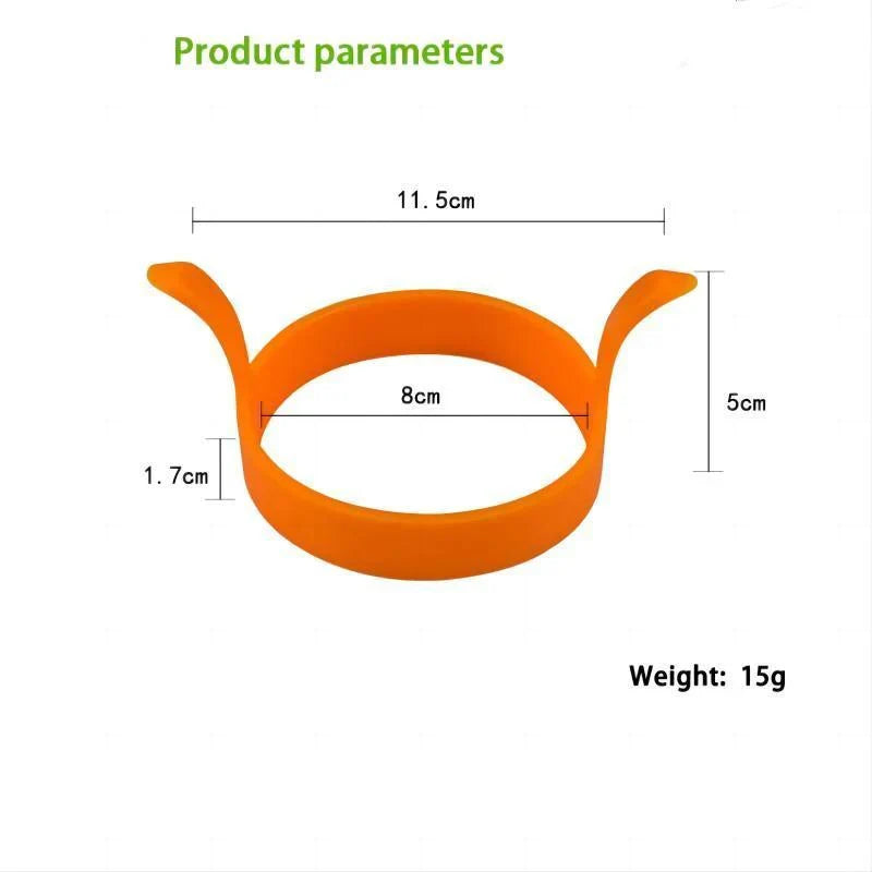 Silicone Egg Rings 6PCS Non Stick Kitchen Baking Tools - Discount Packaging Warehouse