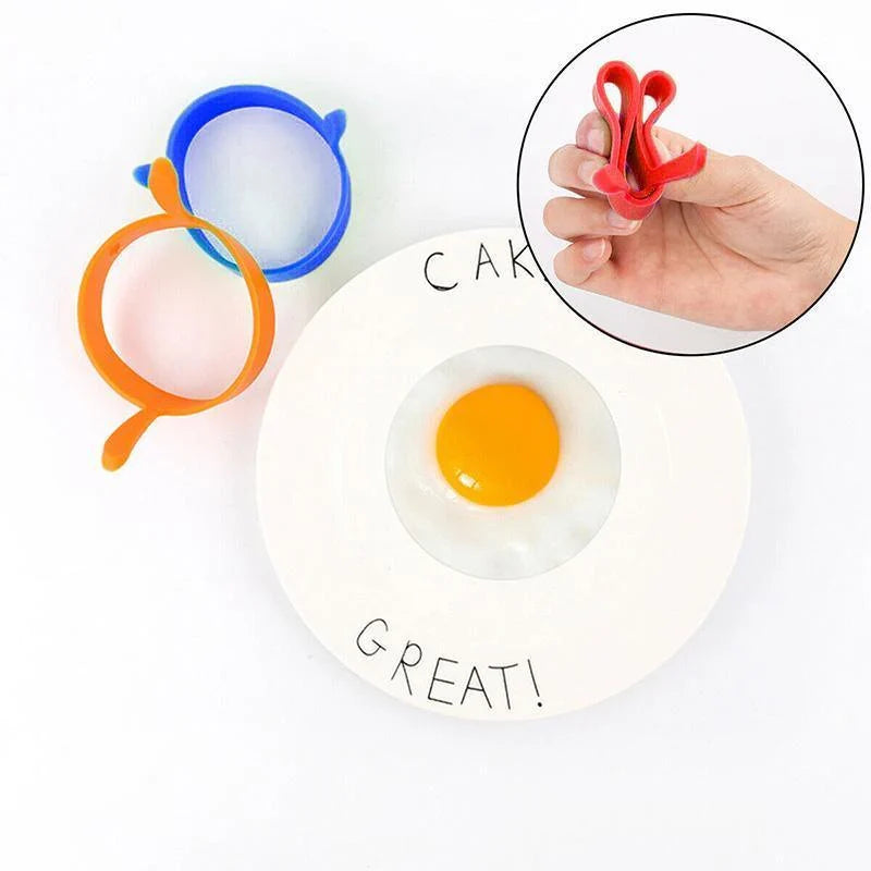 Silicone Egg Rings 6PCS Non Stick Kitchen Baking Tools - Discount Packaging Warehouse