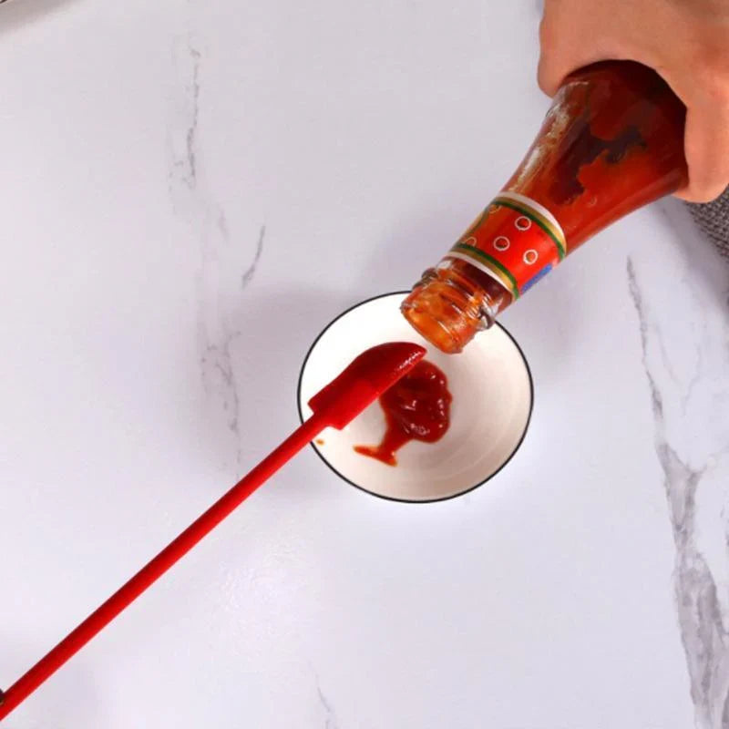 Silicone Spatula 4PCS 4Colours Mini Jar Scrapers Long Tip for Cosmetics Bottle - Discount Packaging Warehouse