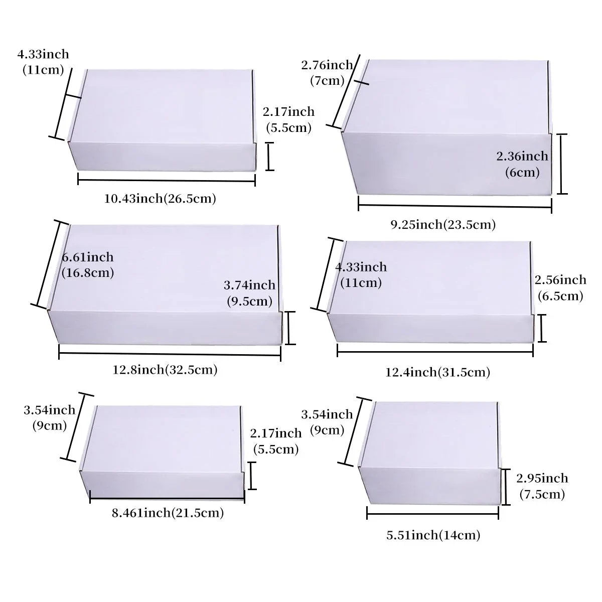 Cardboard Box Packaging Express Shipping Carton 20PCS