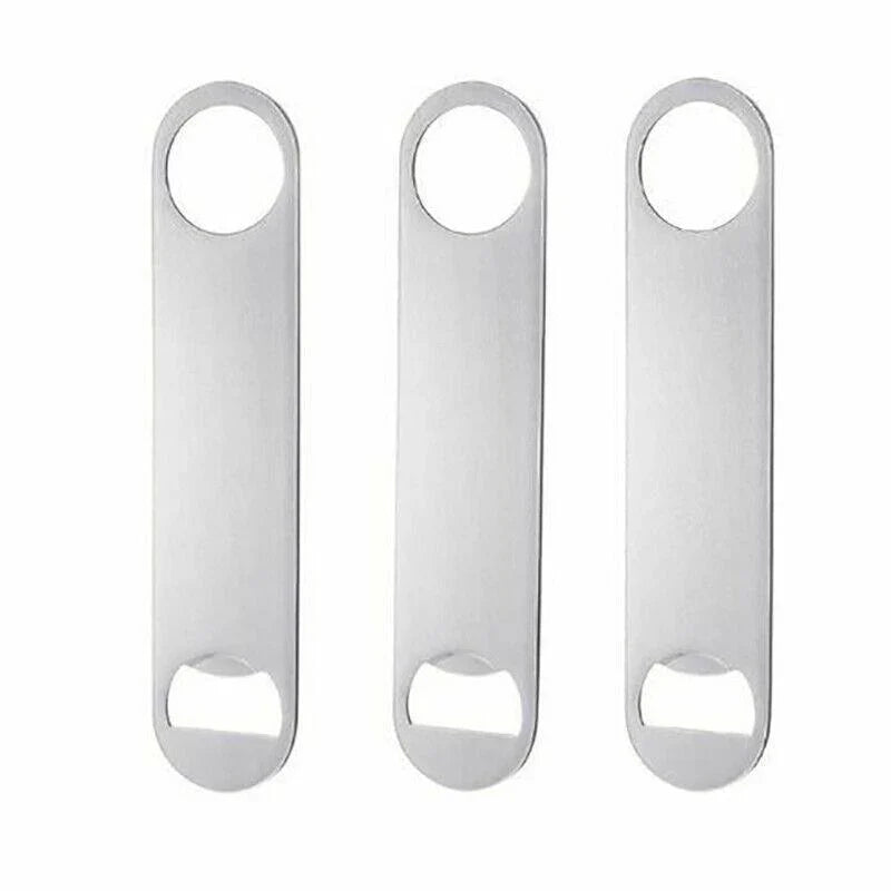 Speed Bottle Opener 1-5PCS Stainless Steel Flat Bar Beer Cap Remover - Discount Packaging Warehouse