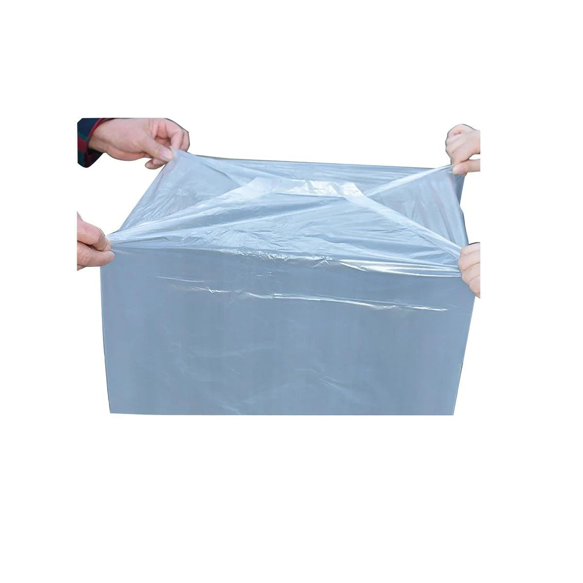 Large Transparent Plastic Square Dust Bags 50PCS