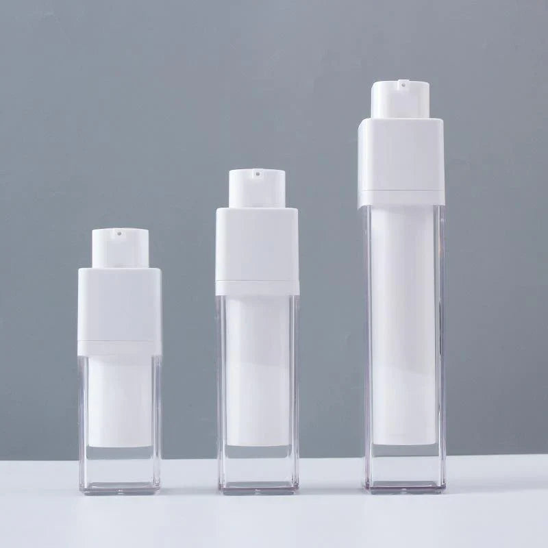 Square Pump Lotion Bottle 5pcs AS PP For Travel and Home Use