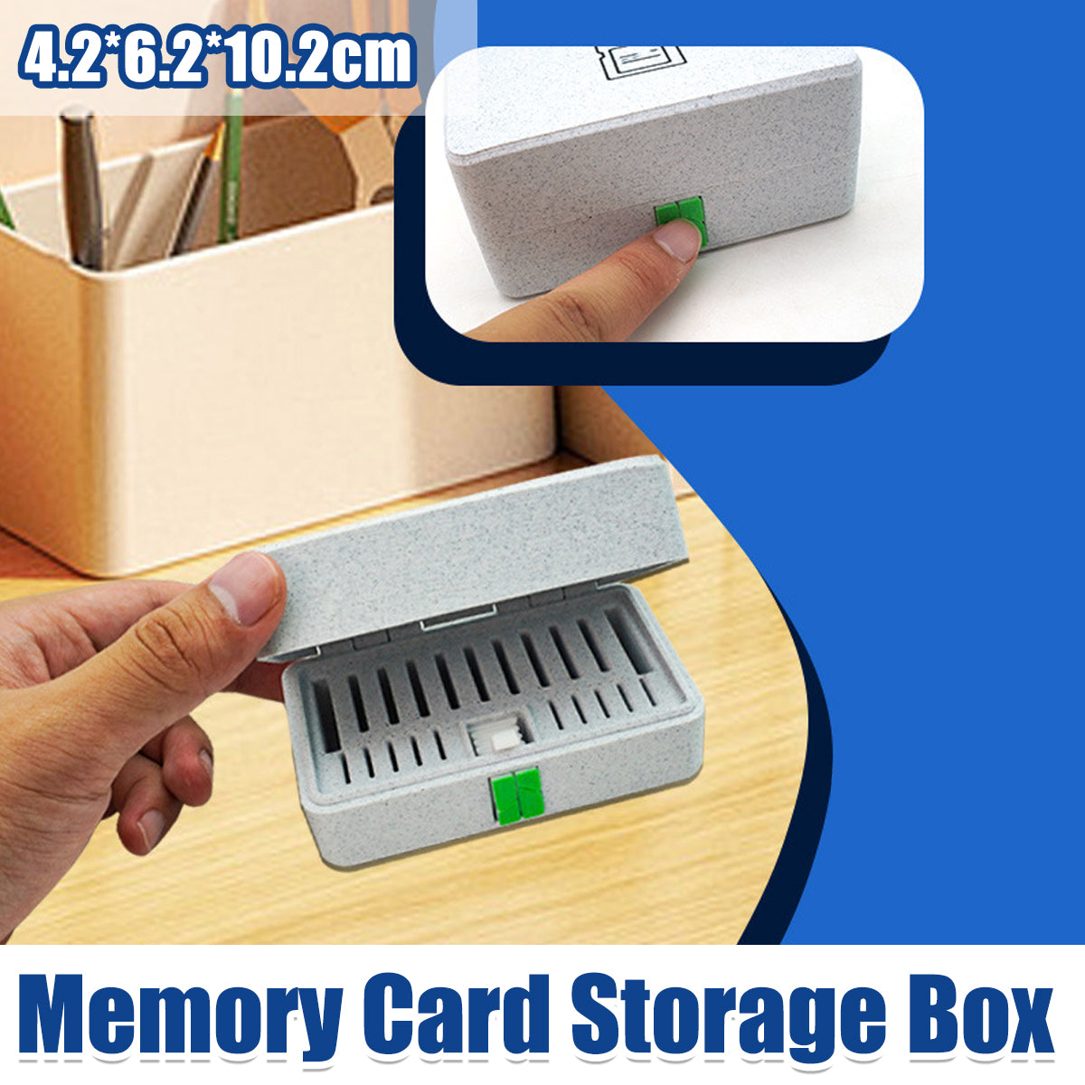 Multi Function SIM Card Memory Card Storage Box Waterproof Shockproof Portable