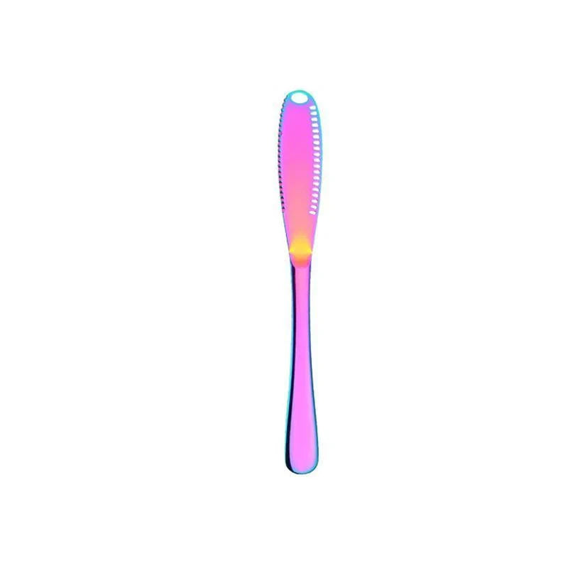 Stainless Steel Butter Knife 1PC 2Colours 21.8x2.7cm - Discount Packaging Warehouse