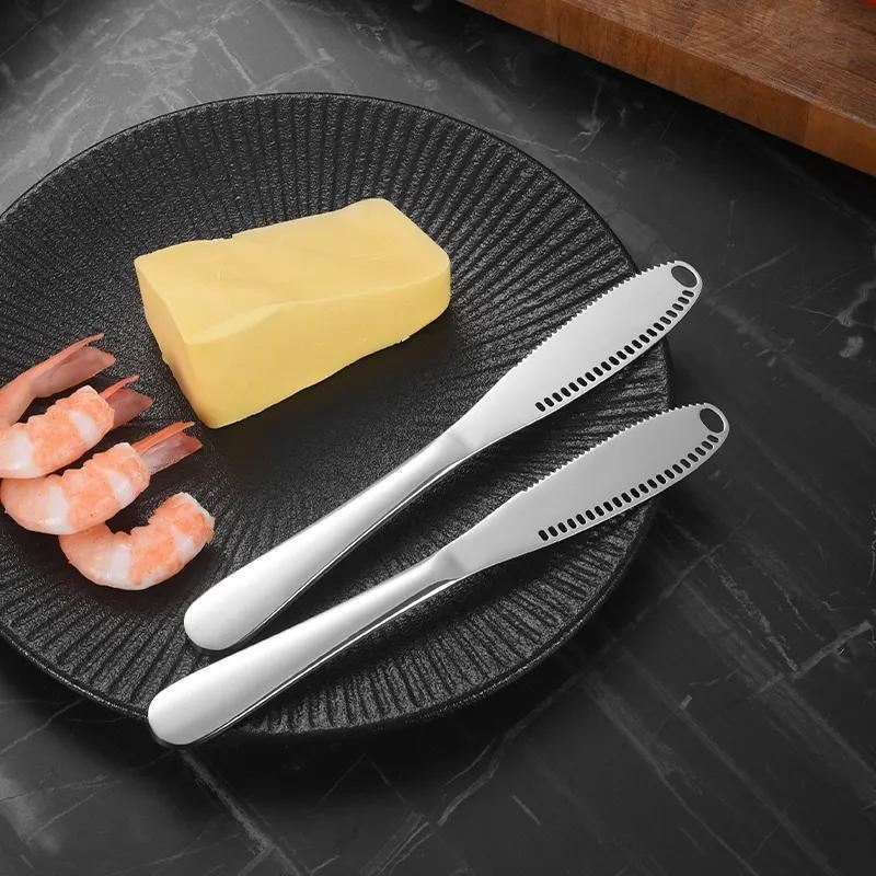 Stainless Steel Butter Knife 1PC 2Colours 21.8x2.7cm - Discount Packaging Warehouse