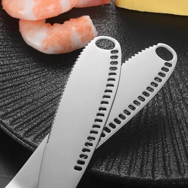 Stainless Steel Butter Knife 1PC 2Colours 21.8x2.7cm - Discount Packaging Warehouse