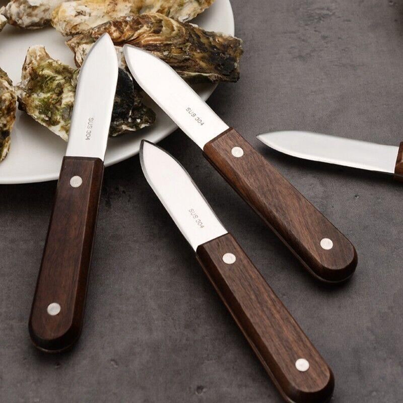Stainless Steel Shrimp Peeler and Oyster Knife Set 2PCS - Discount Packaging Warehouse