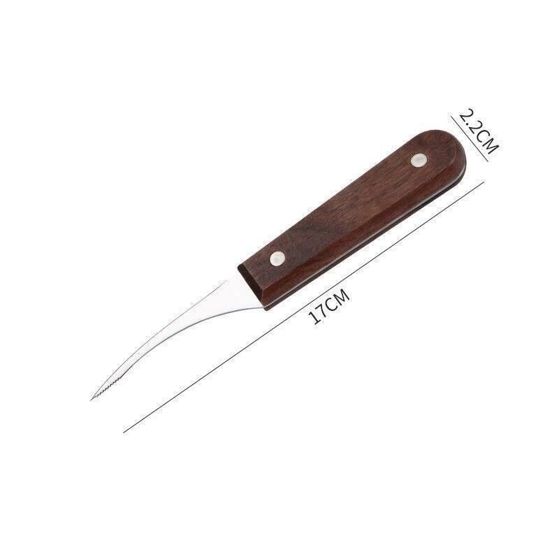 Stainless Steel Shrimp Peeler and Oyster Knife Set 2PCS - Discount Packaging Warehouse
