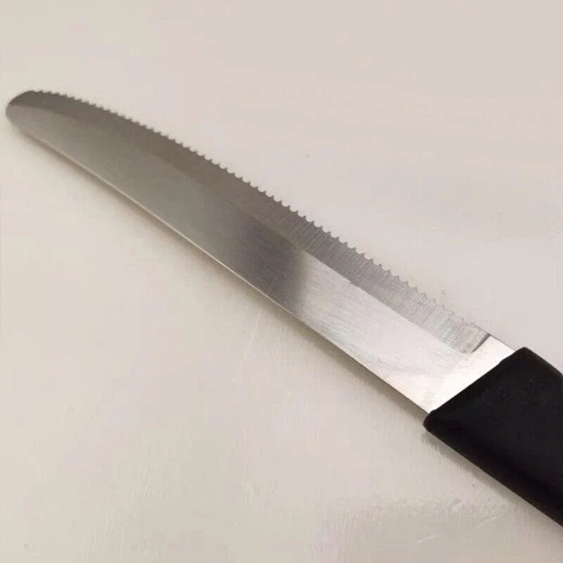 Stainless Steel Steak Knives Set 6PCS 22x2cm PP Handle - Discount Packaging Warehouse