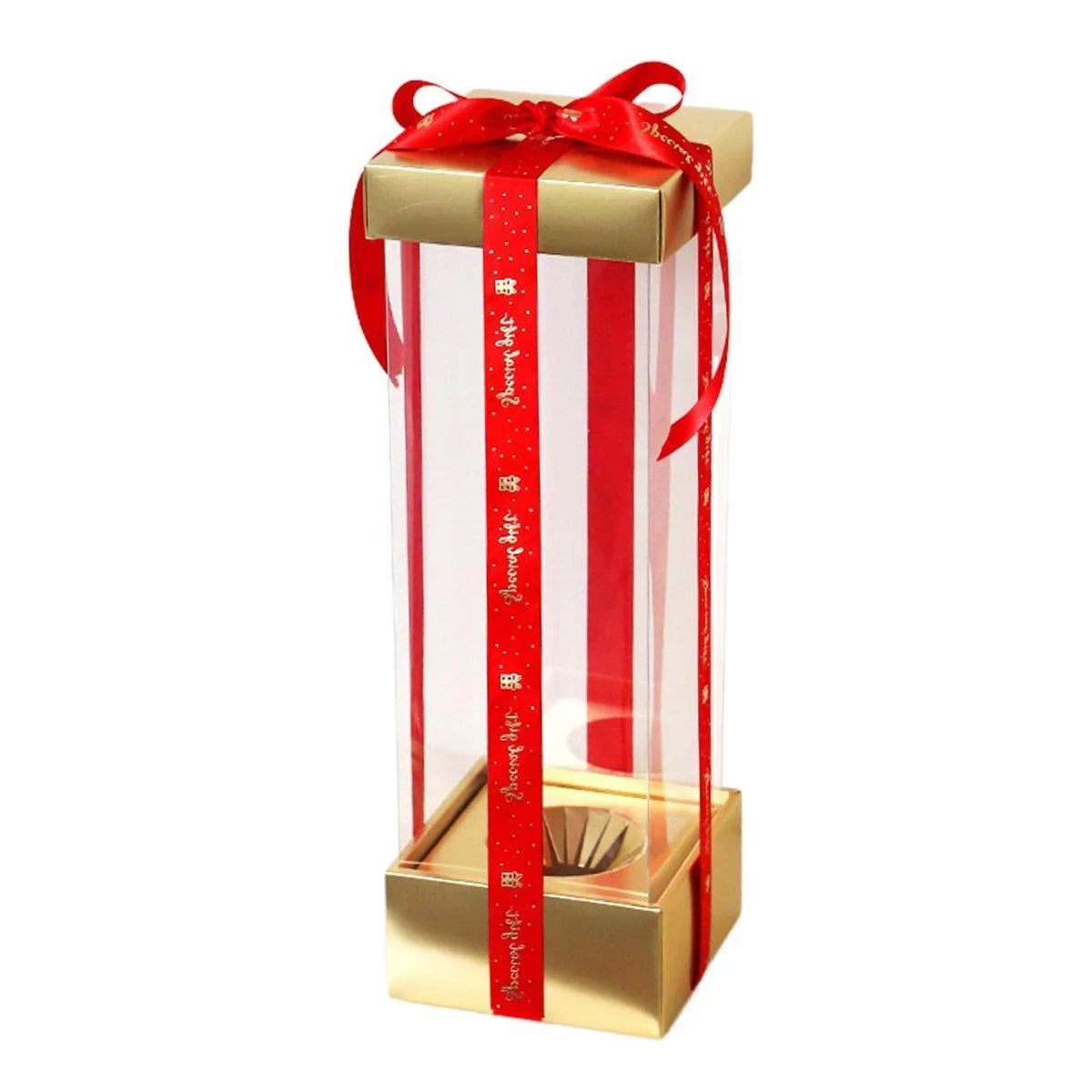 Strawberry Tart Packing Box 10PCS 3Colours Transparent PET Box - Discount Packaging Warehouse