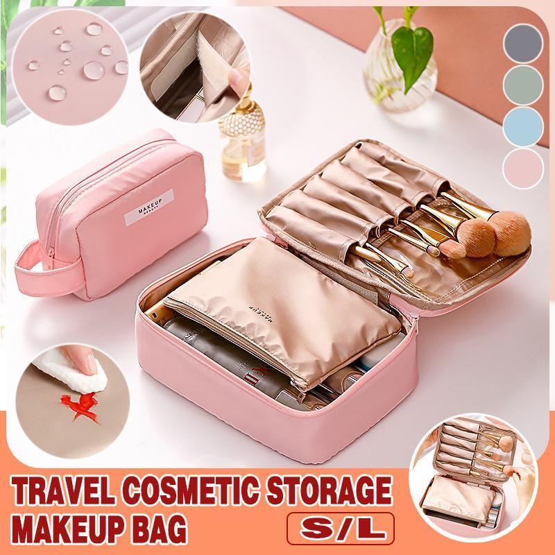 Stylish and functional cosmetic organiser bag for travel