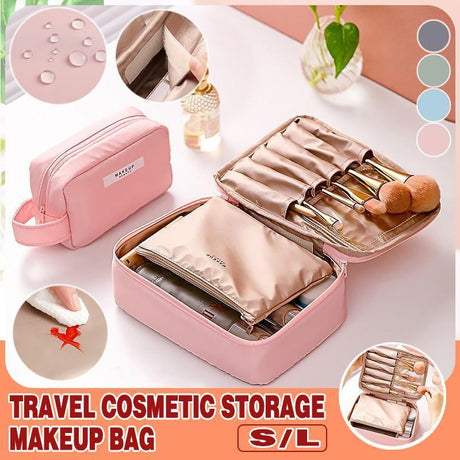 Stylish and functional cosmetic organiser bag for travel