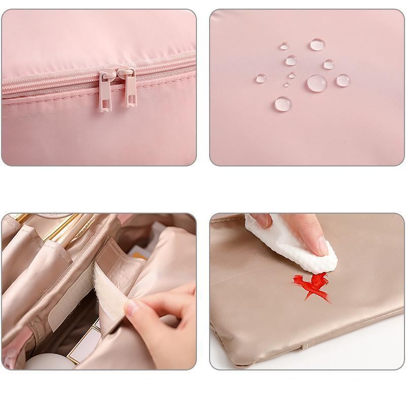 Stylish and functional cosmetic organiser bag for travel