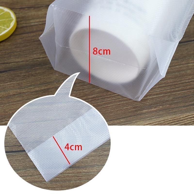 Durable plastic packaging bags for versatile use.