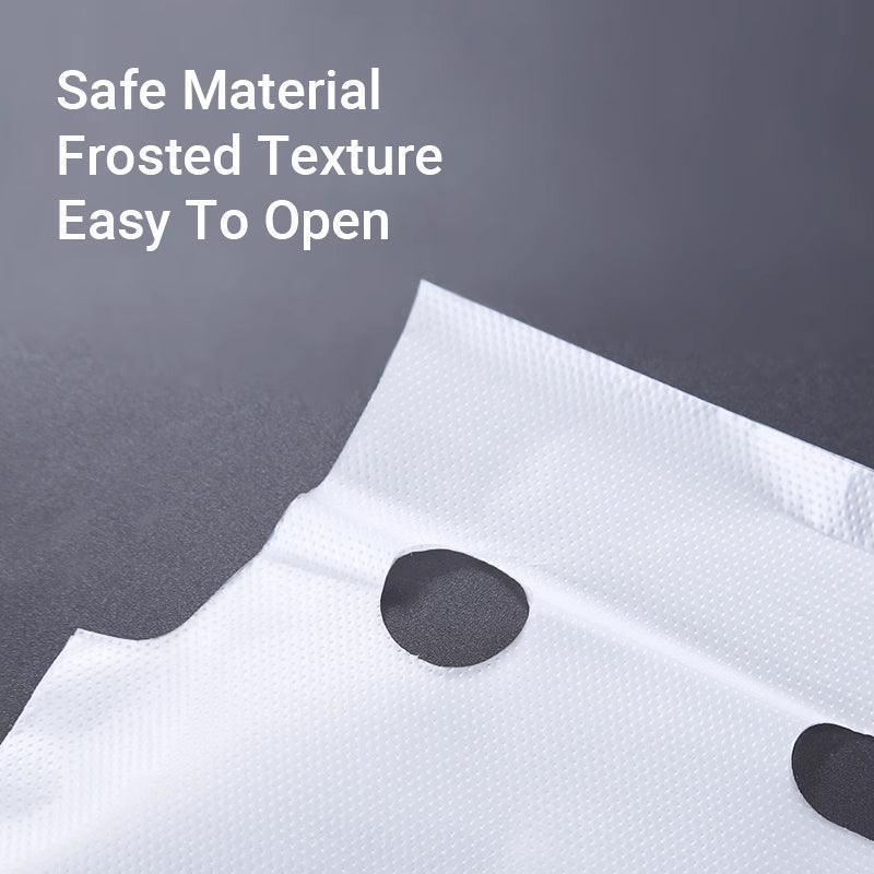 Durable plastic packaging bags for versatile use.