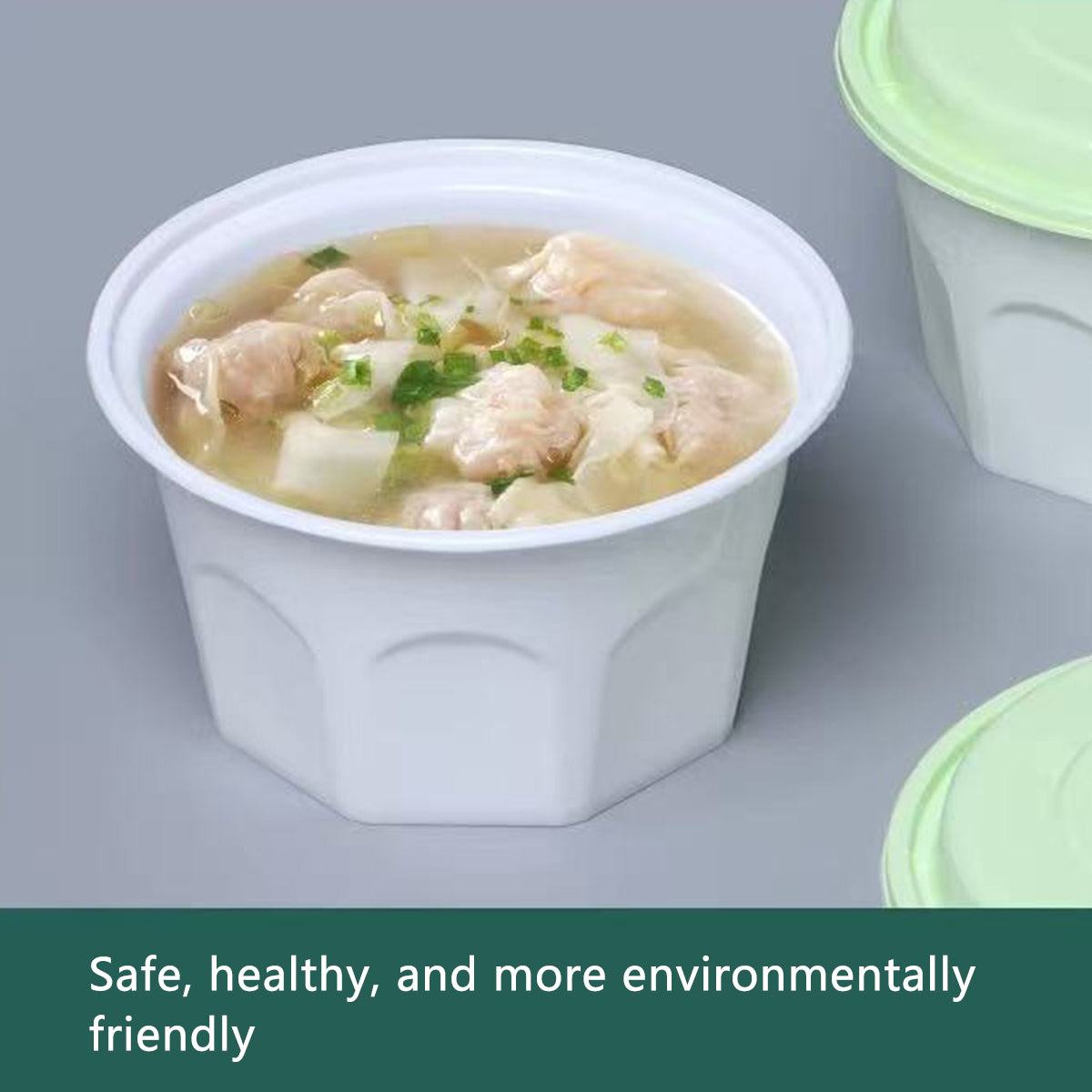 50PCS Disposable Degradable Takeout Food Box 700/1000ml Restaurant Home Delivery