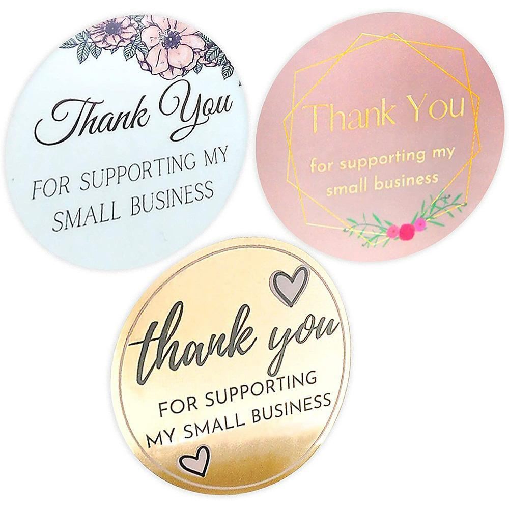 Thank You Stickers for Retail Business 10 rolls Paper Material