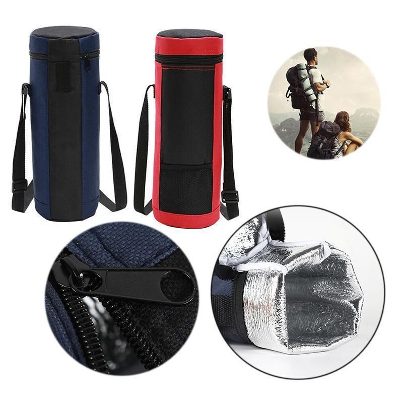Thermal Insulated Bag for Vacuum Flask 1PC 2Colours 10x29cm - Discount Packaging Warehouse