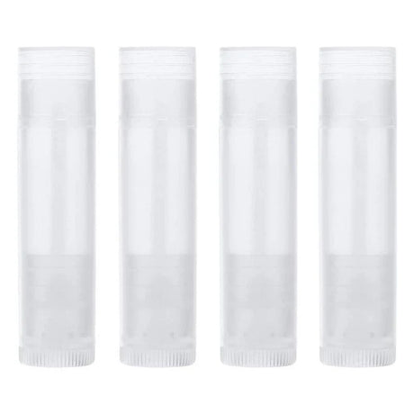 Translucent Lip Balm Tubes 10-100PCS PP Empty Lipstick Container - Discount Packaging Warehouse