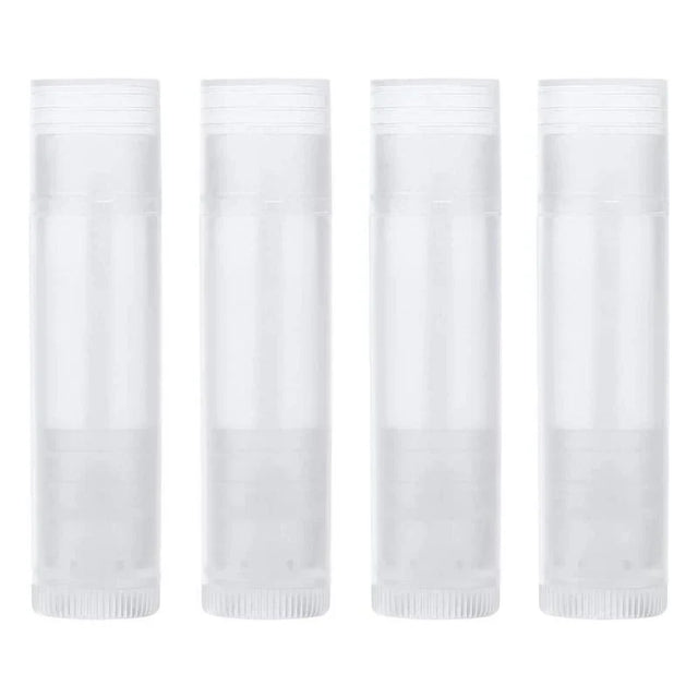 Translucent Lip Balm Tubes 10-100PCS PP Empty Lipstick Container - Discount Packaging Warehouse