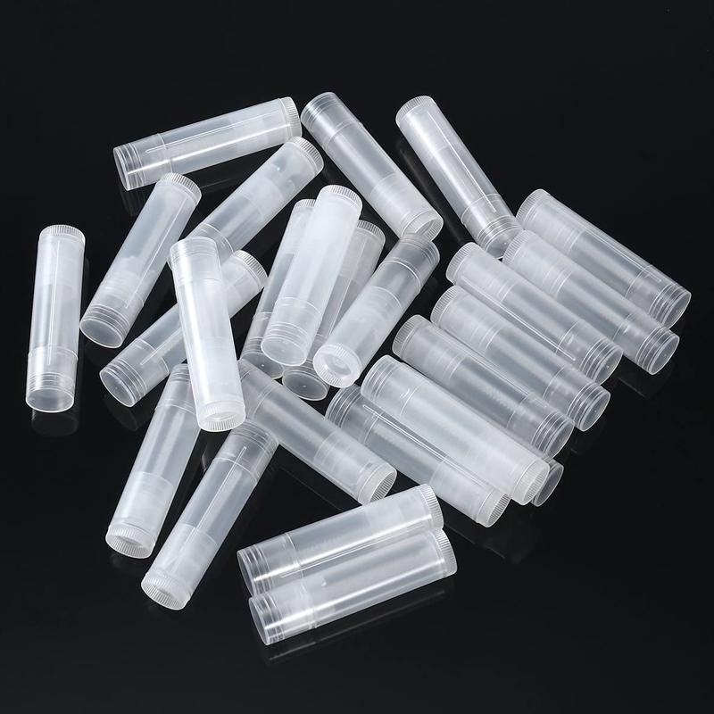 Translucent Lip Balm Tubes 10-100PCS PP Empty Lipstick Container - Discount Packaging Warehouse