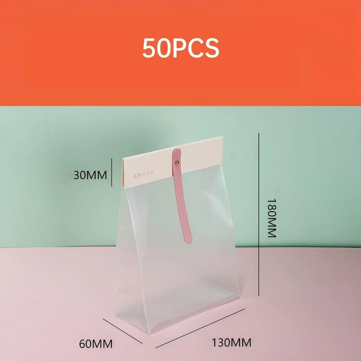 Translucent PP Cookie Bags 50 pcs For Cookies and Snacks