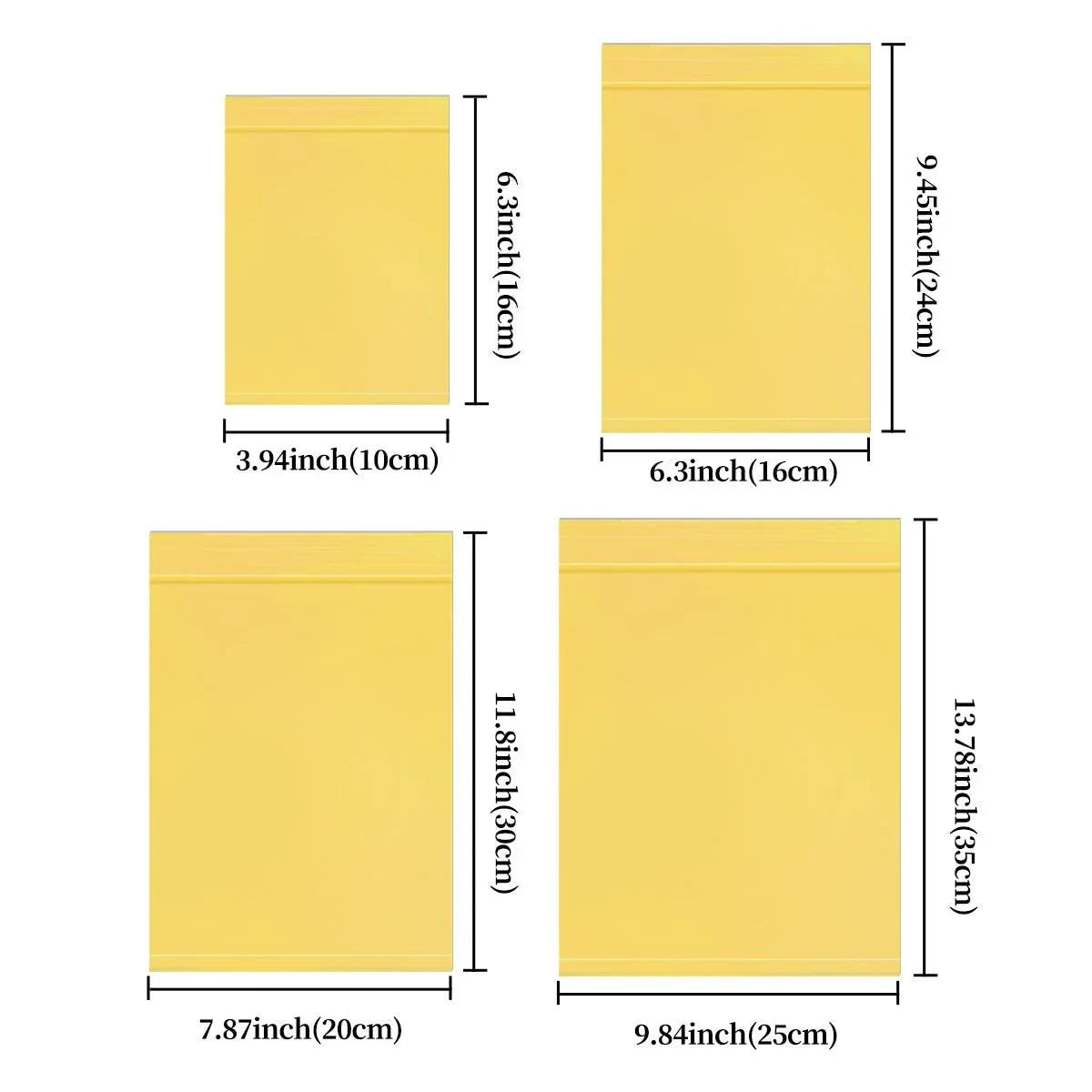 Plastic Self Sealing Bag100PCS