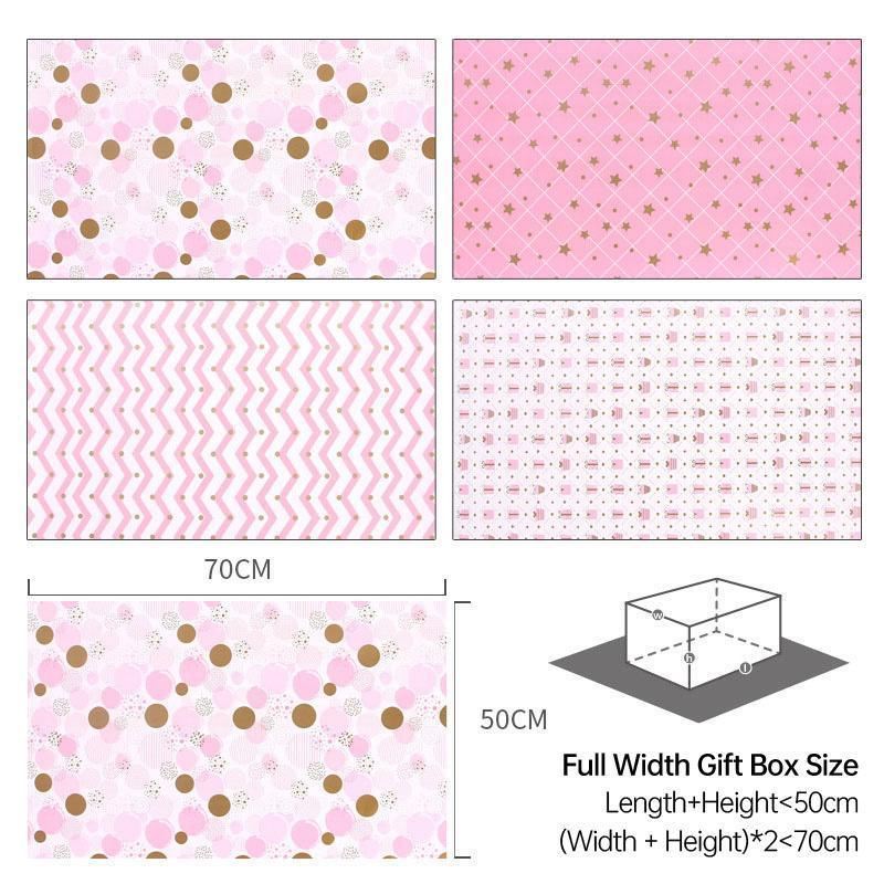 Versatile Wrapping Paper for Valentine's Day and Birthdays