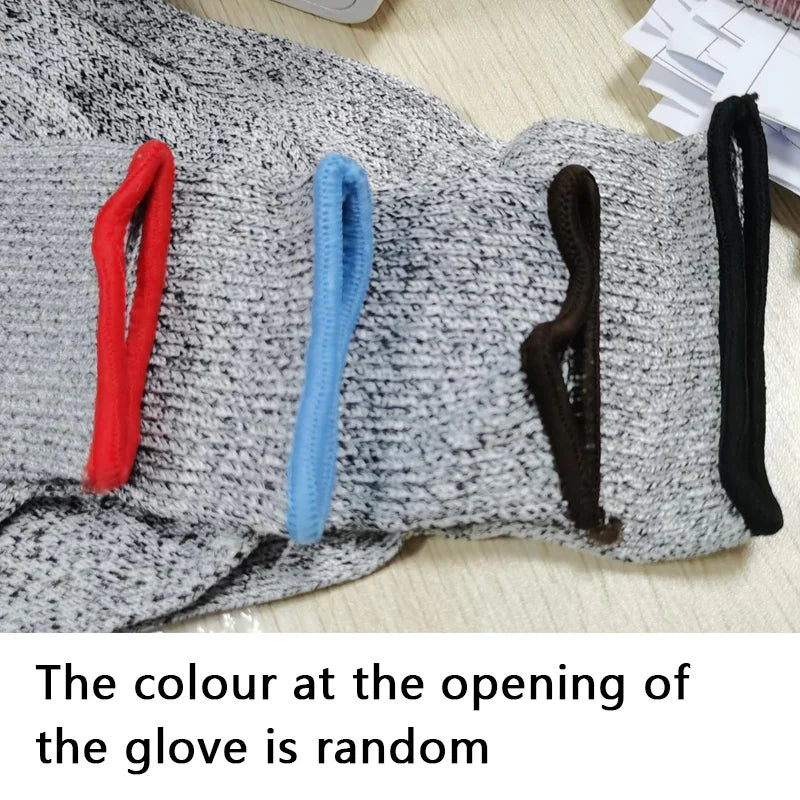 Cut Resistant Gloves Anti-Cutting Food Grade Level 5 Kitchen Butcher Protection 1 Pair