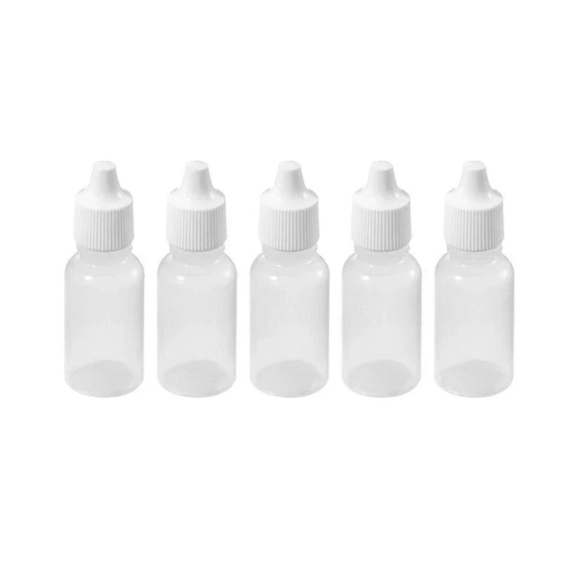 Clear Plastic Empty Dropper Bottles 50PCS 5ml PE - Discount Packaging Warehouse