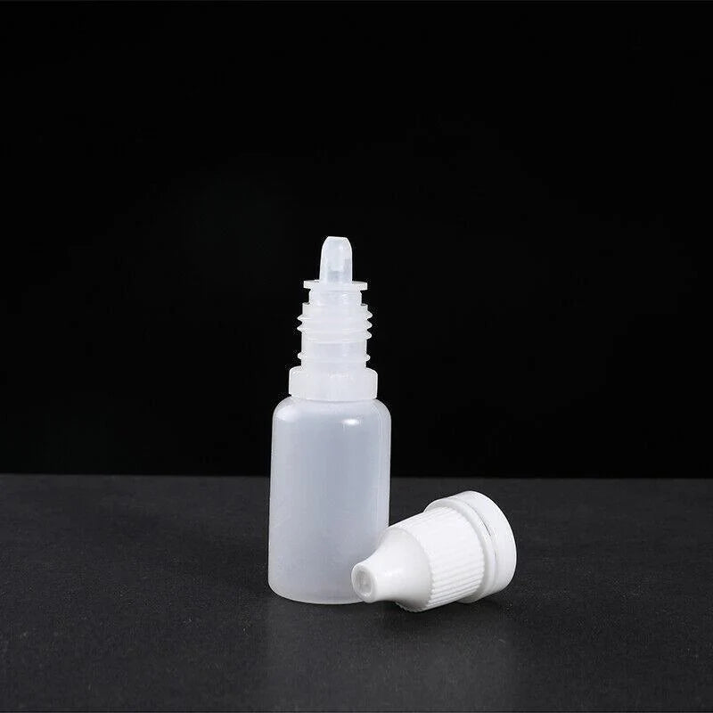 Clear Plastic Empty Dropper Bottles 50PCS 5ml PE - Discount Packaging Warehouse