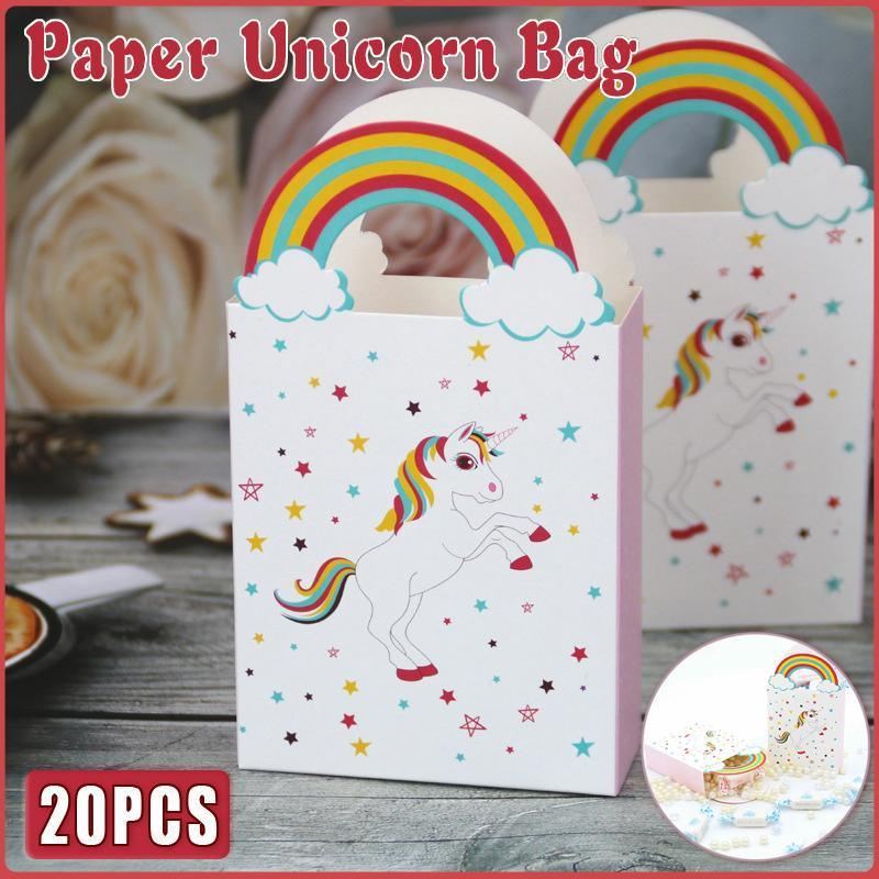 Colorful Unicorn Party Bags