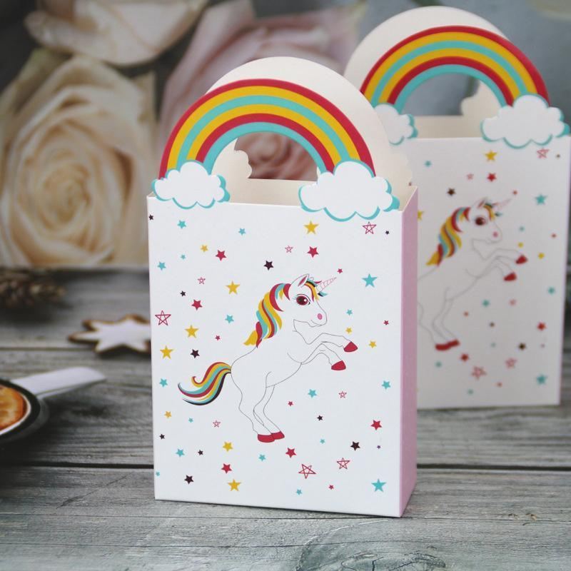 Colorful Unicorn Party Bags