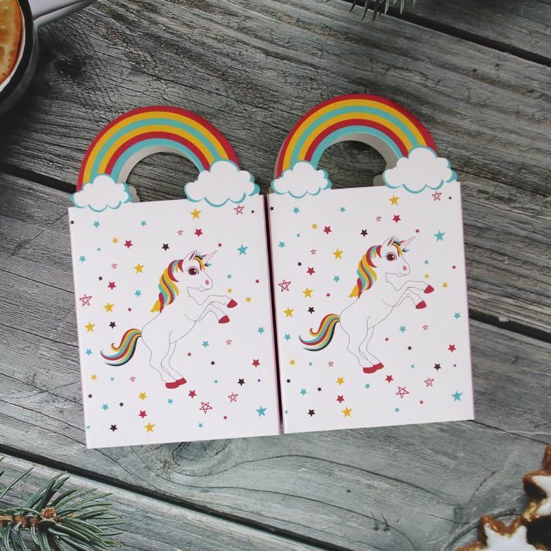 Colorful Unicorn Party Bags