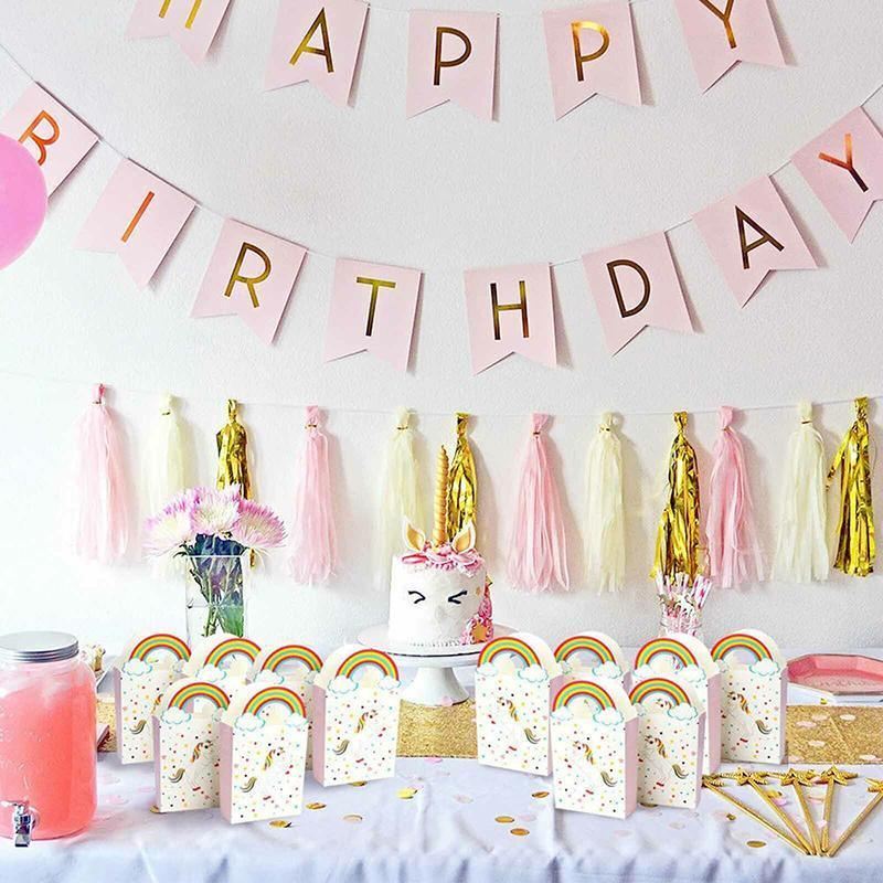 Colorful Unicorn Party Bags