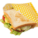 50PCS Sandwich Disposable Paper Bags Food Grade Oil Proof