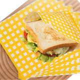 50PCS Sandwich Disposable Paper Bags Food Grade Oil Proof