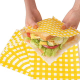 50PCS Sandwich Disposable Paper Bags Food Grade Oil Proof