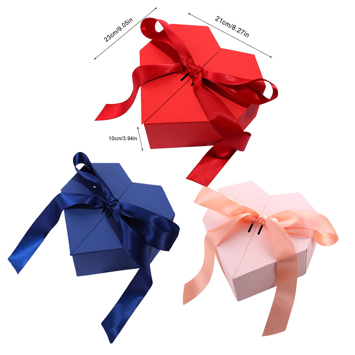 Empty Love Gift Box for Birthday Decorative Packaging