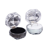 20pcs Acrylic Octagonal Jewelry Boxes for Rings Earrings