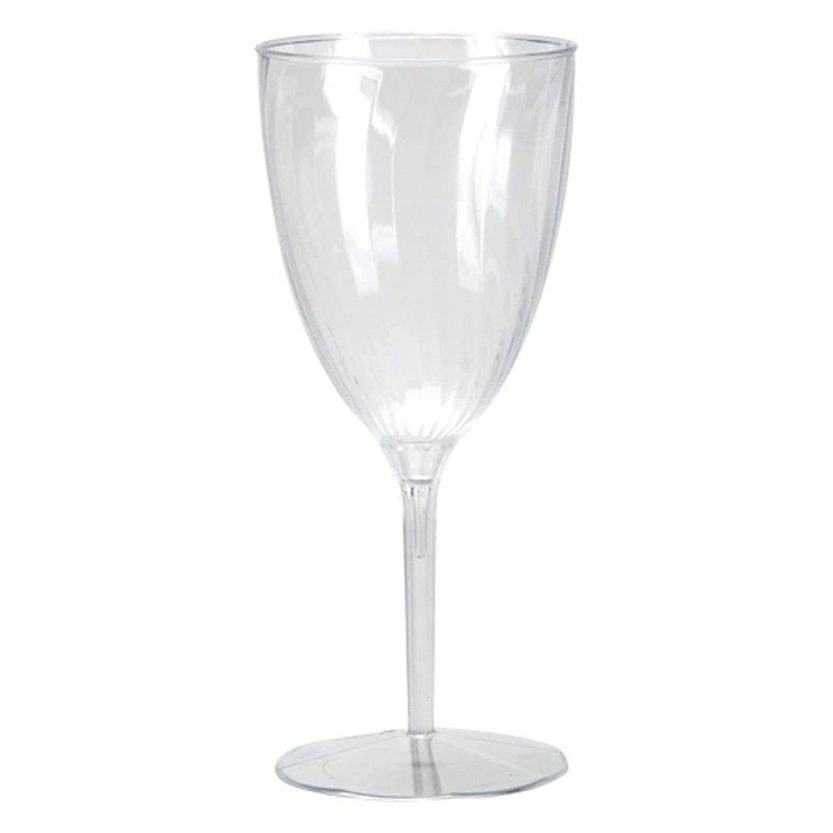 8pcs 210ml Plastic Twill Wine Glasses for Party Bar