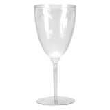 8pcs 210ml Plastic Twill Wine Glasses for Party Bar
