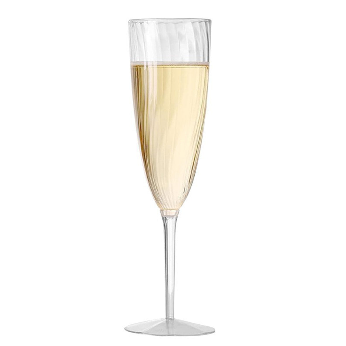 8pcs 180ml Tall Plastic Champagne Glasses for Events