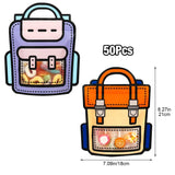 50pcs Clear Gift Bags Small Snack Toy Storage Pouch